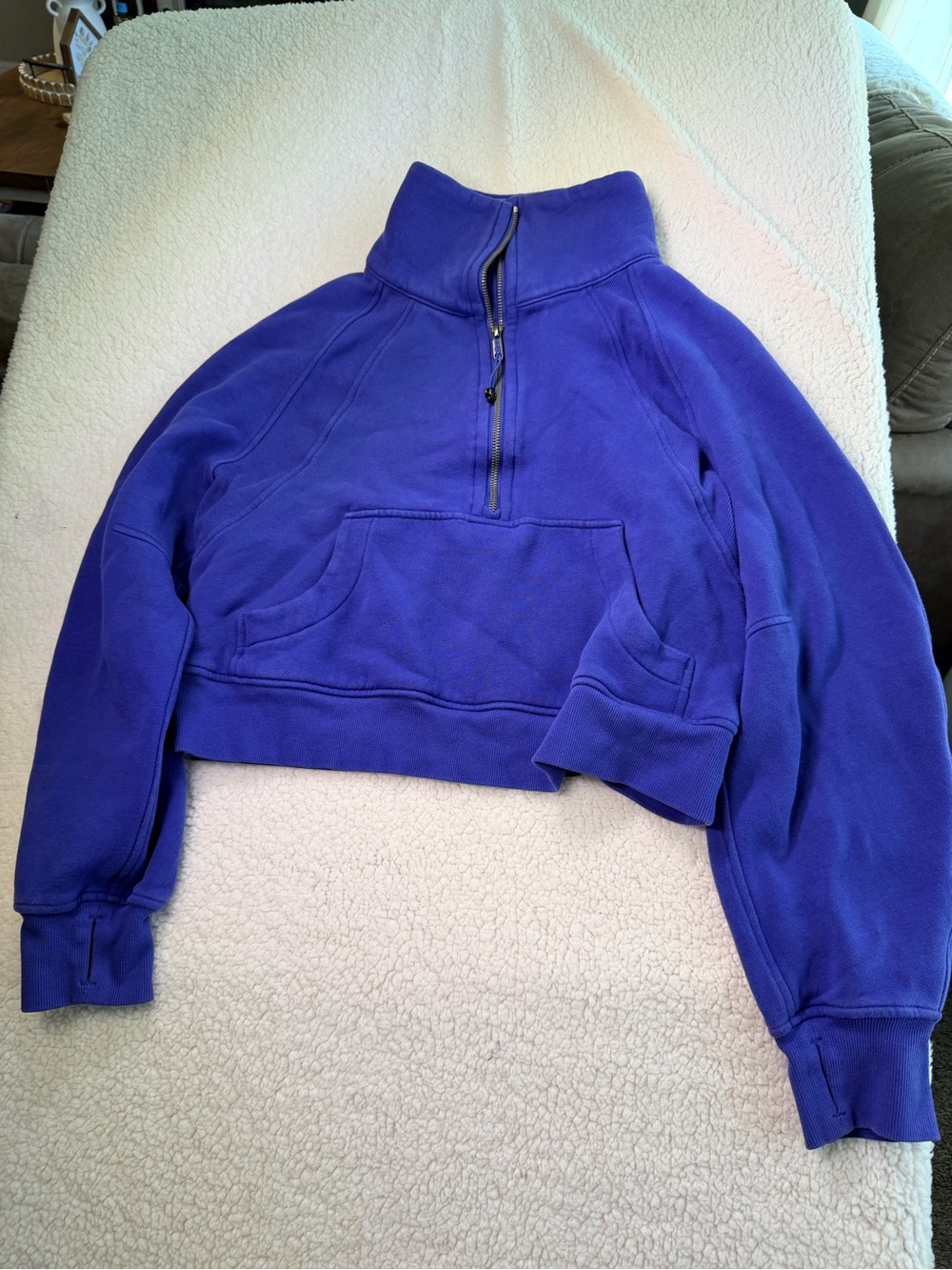 lululemon athletica Cropped Half-Zip Pullover - Violet